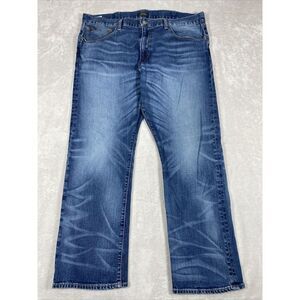 Polo by Ralph Lauren Distressed Blue The Classic Straight Jeans
